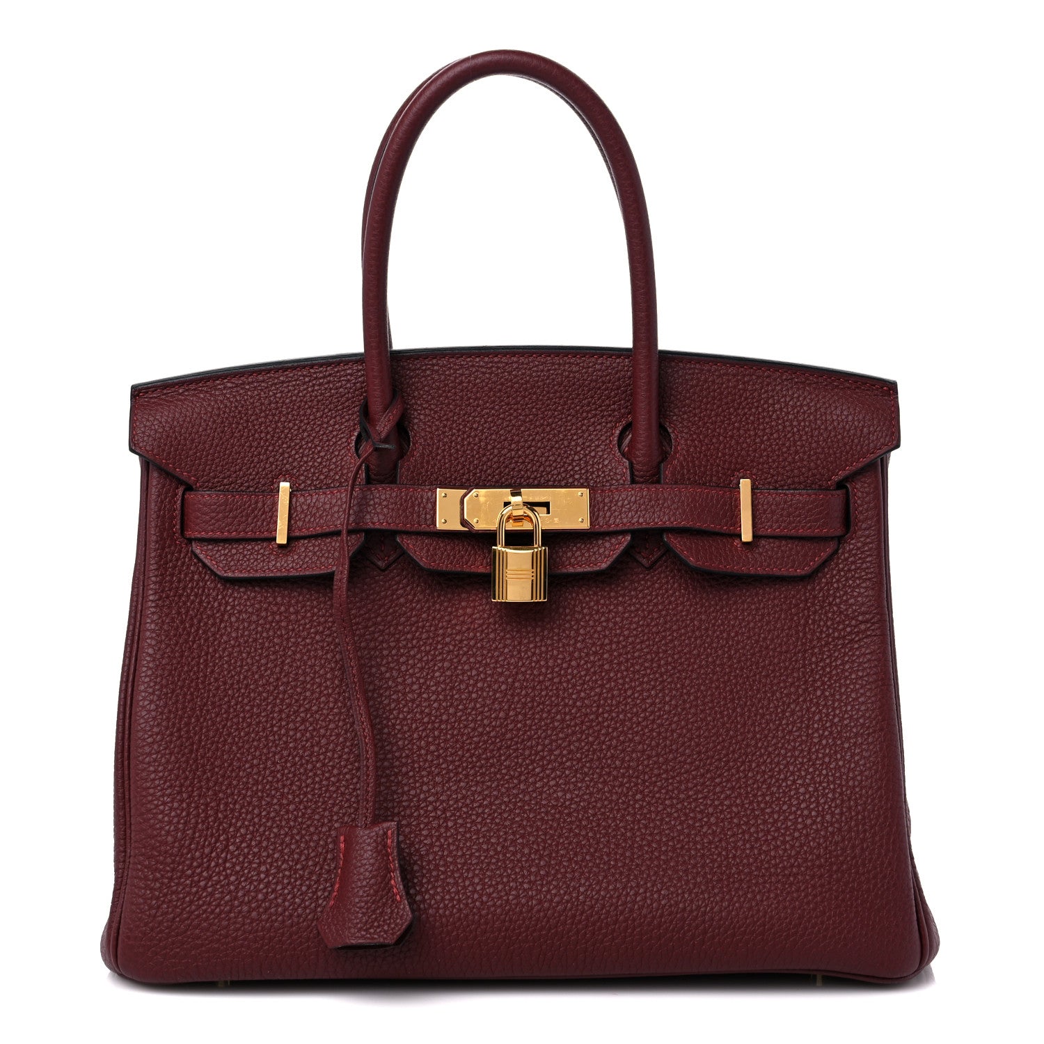 Hermes Togo Birkin 30 Rouge H 1 of 14