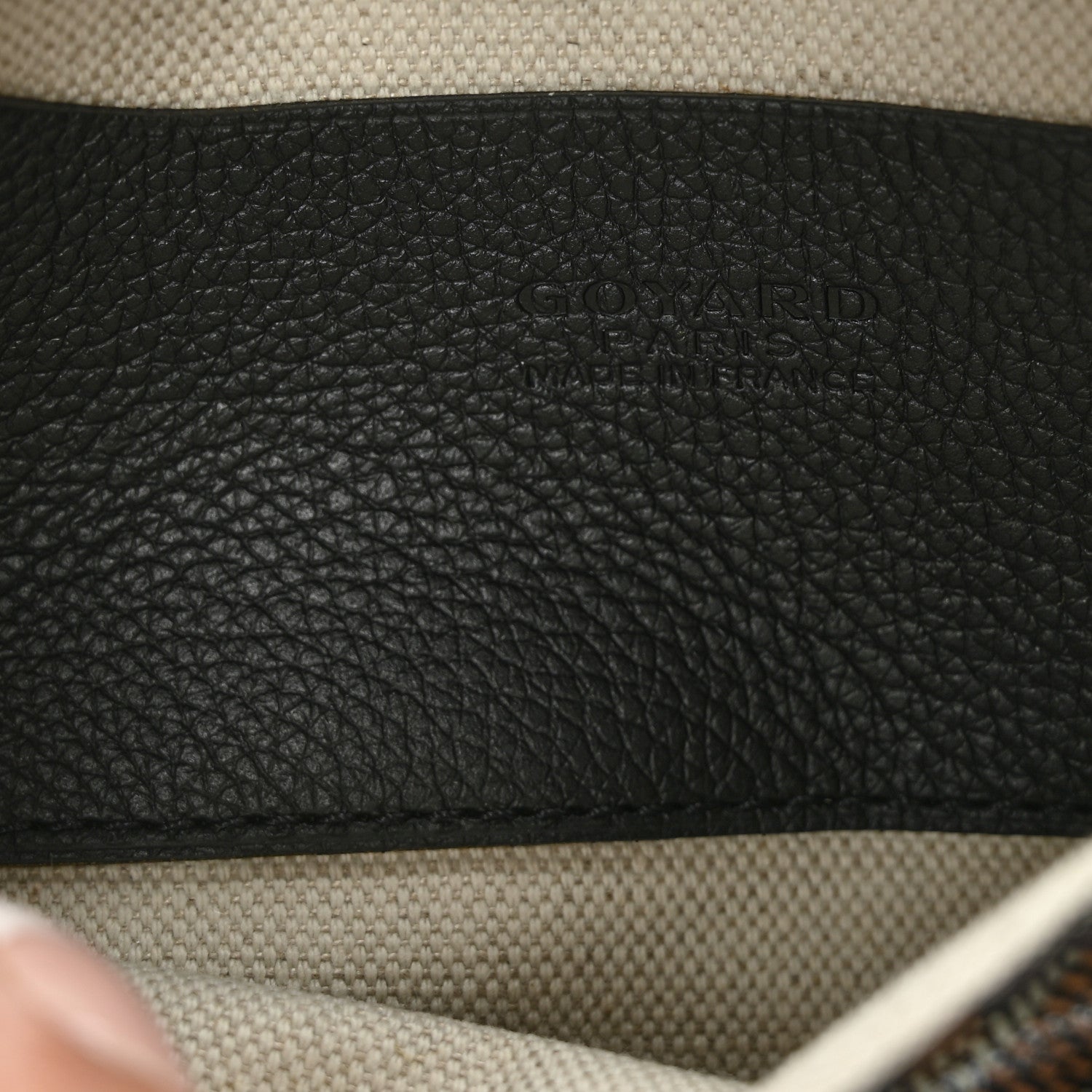 Goyard Goyardine Plumet Wallet Clutch Black 8 of 10