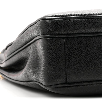 Chanel Caviar Flap Shoulder Bag Black 9 of 10