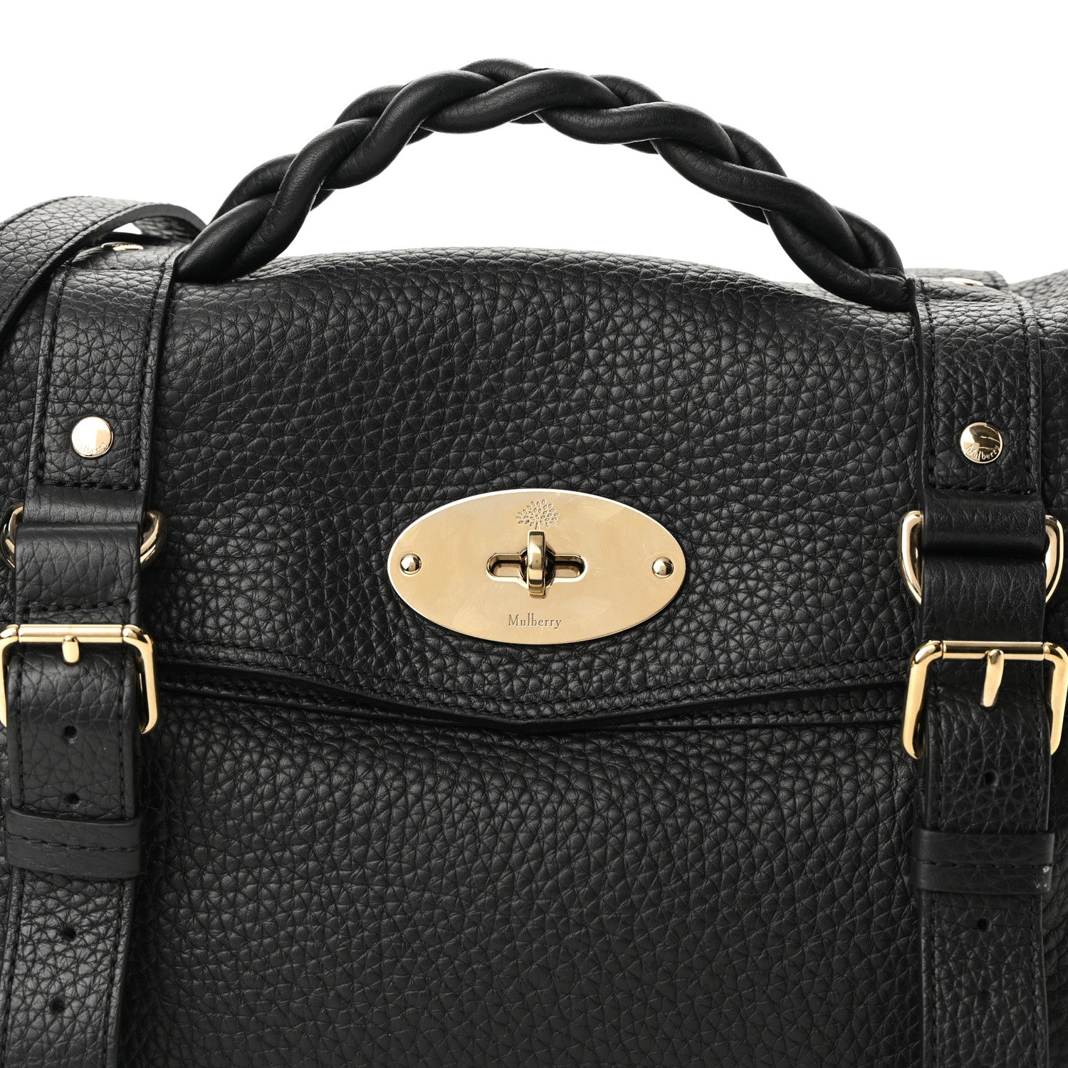 Mulberry Heavy Grain Medium Alexa Black 7 of 9