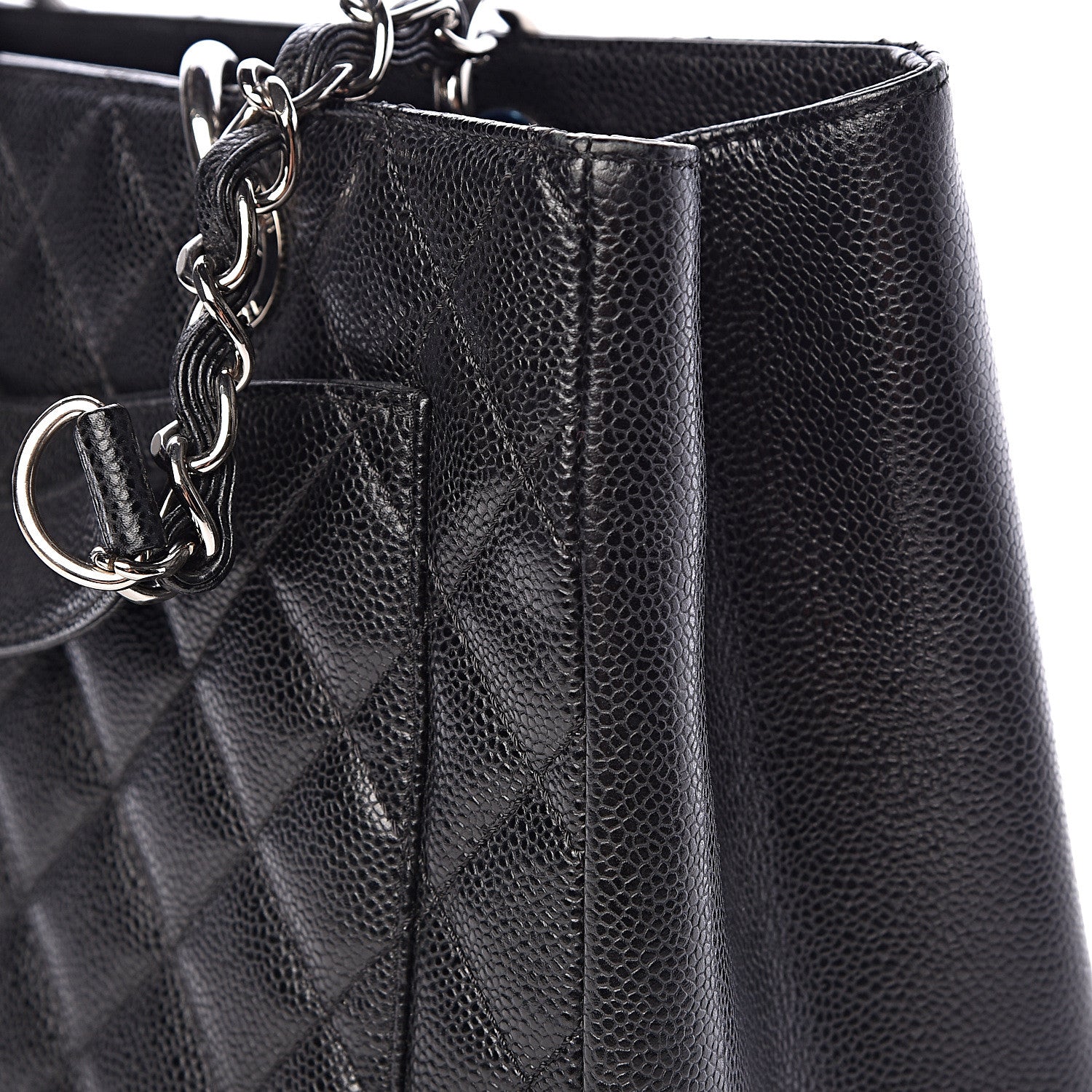 Chanel Caviar Quilted Grand Shopping Tote GST Black 11 of 18