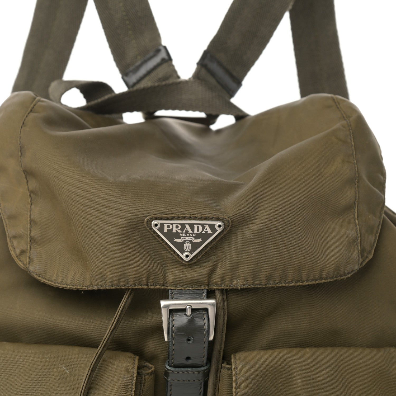 Prada Nylon Vela Large Backpack Green 13 of 13
