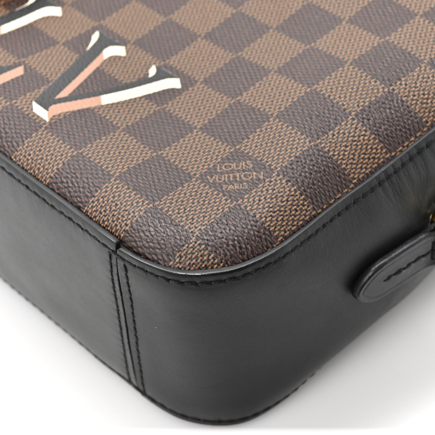 Louis Vuitton Damier Ebene Santa Monica Black 10 of 11