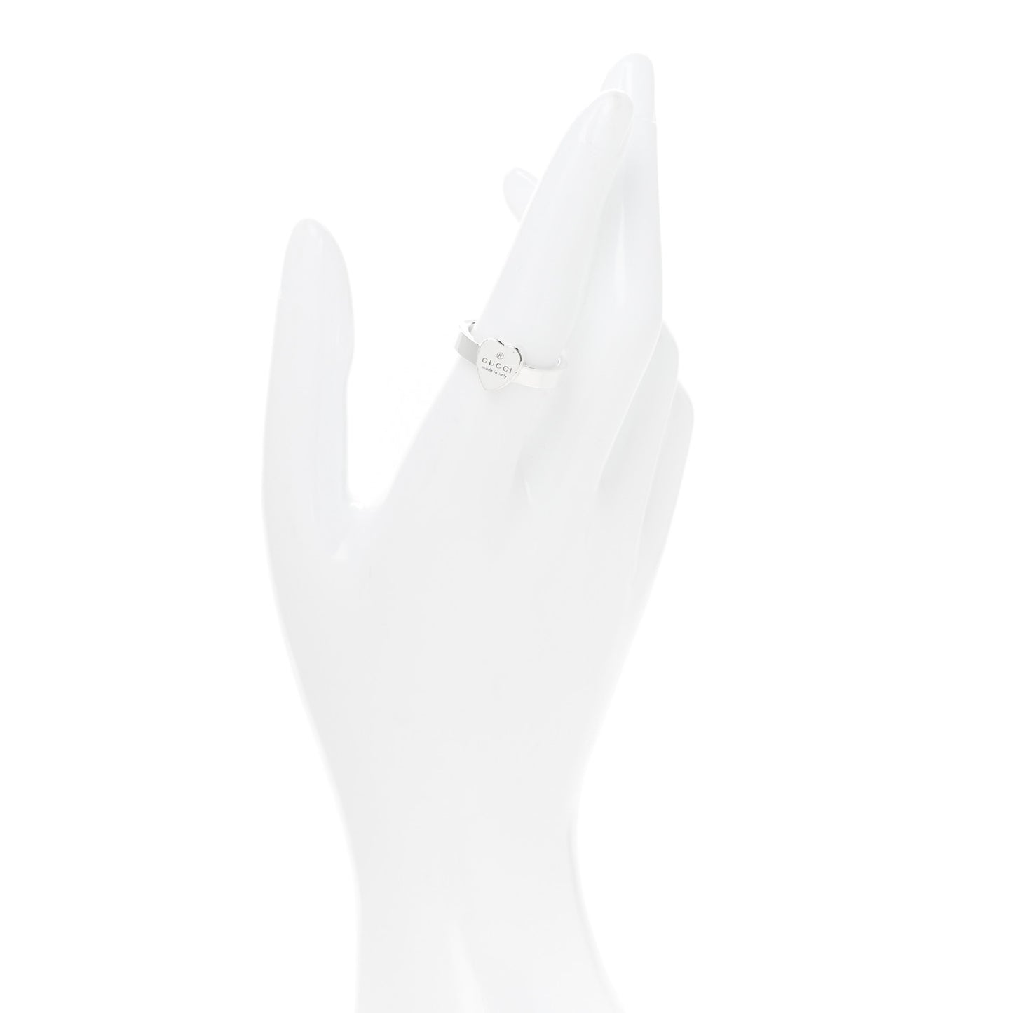 Sterling Silver Trademark Heart Ring 55 7.25