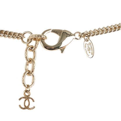 Chanel Pearl CC Pendant Necklace Gold 5 of 6
