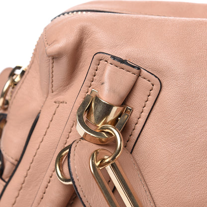Chloe Calfskin Medium Military Paraty Nude Black 10 of 12