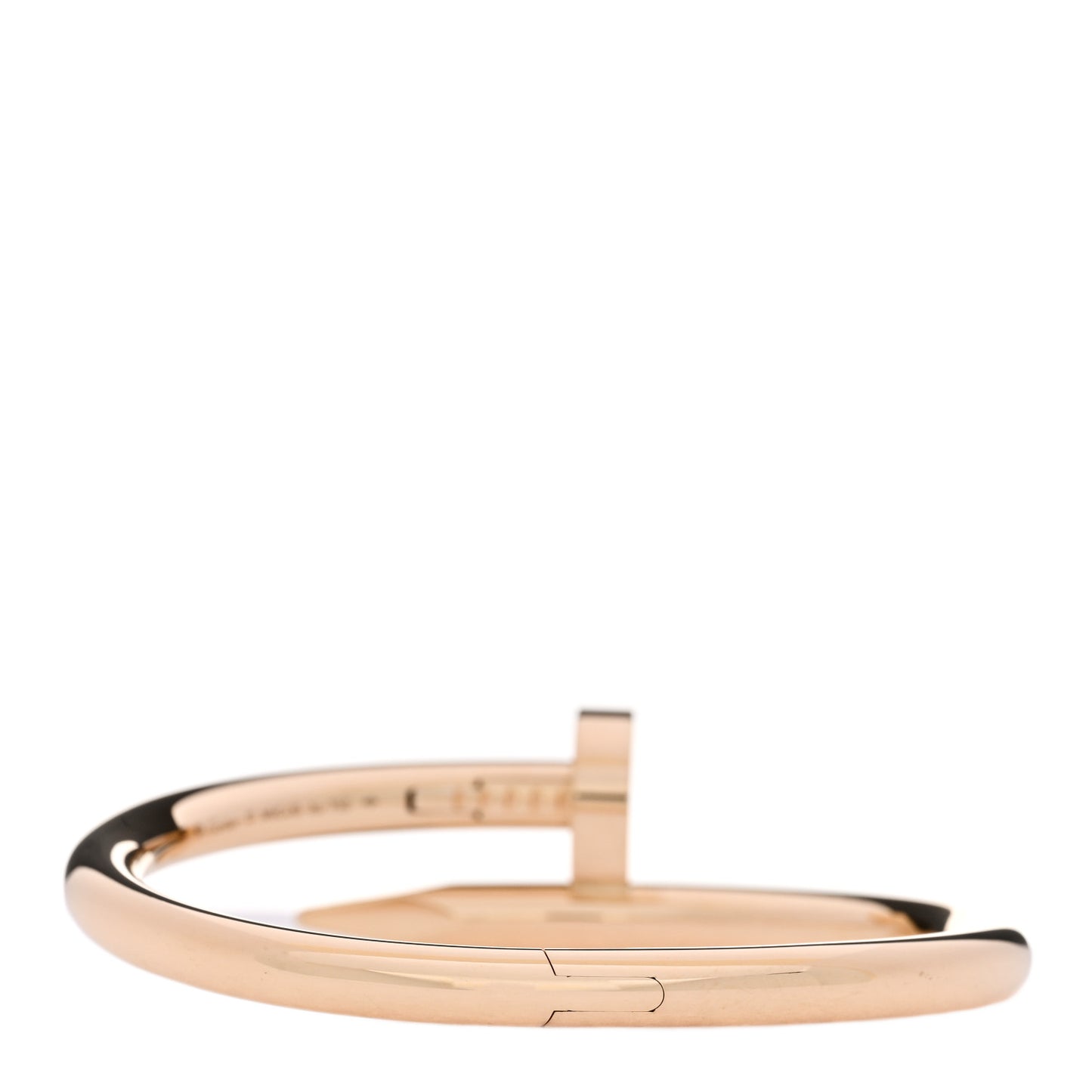 18K Yellow Gold Juste Un Clou Large Bracelet 17