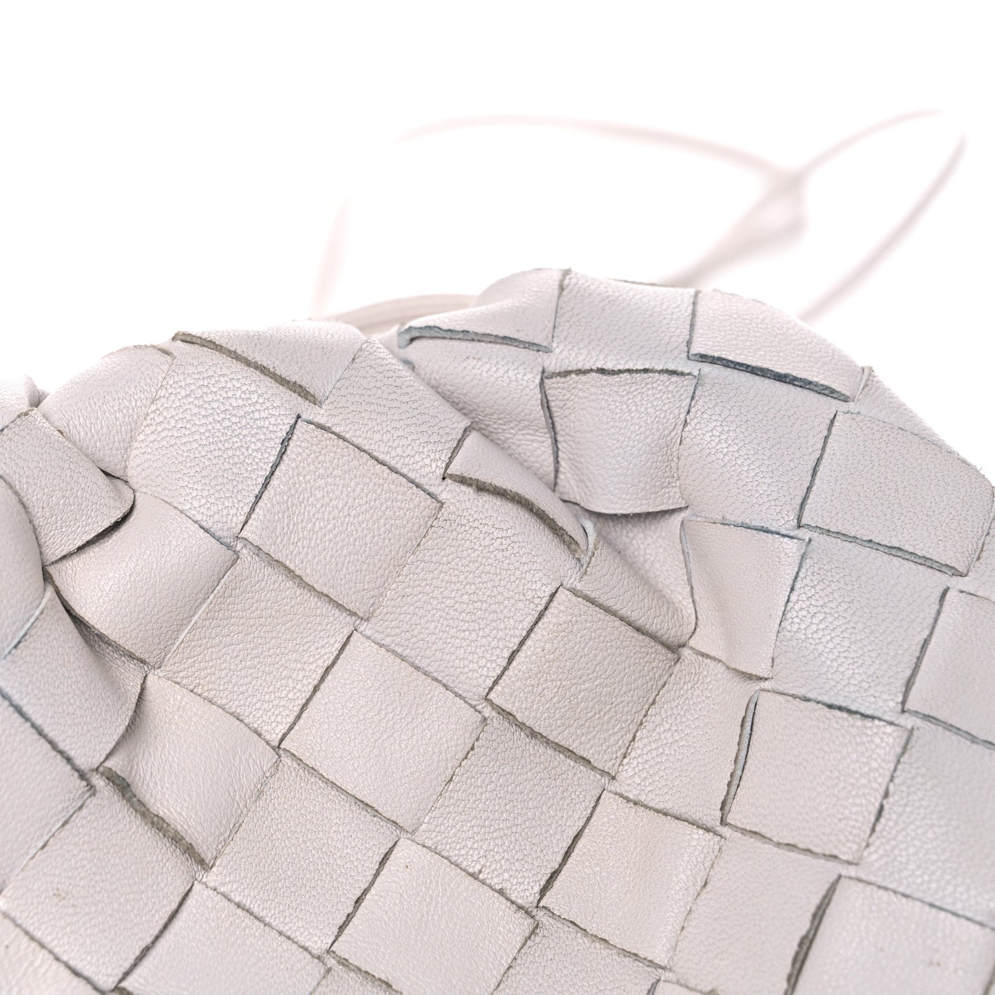Nappa Intrecciato The Mini Pouch Chalk