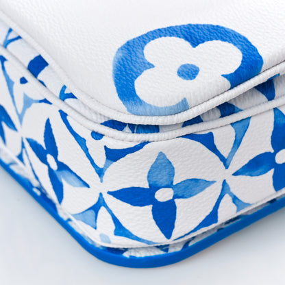 Louis Vuitton Monogram Giant By The Pool Pochette Metis MM Blue 8 of 8