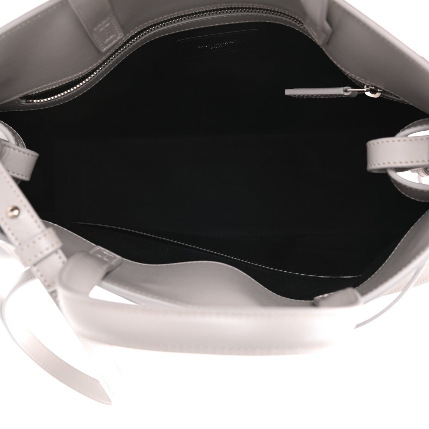 Calfskin Small Manhattan Shopper Tote Granite