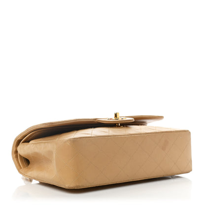 Chanel Lambskin Quilted Medium Double Flap Beige 4 of 14