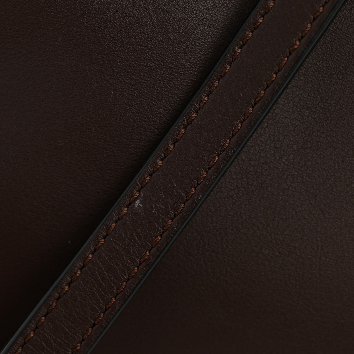 Loewe Calfskin Mini Flamenco Knot Clutch Chocolate 11 of 11