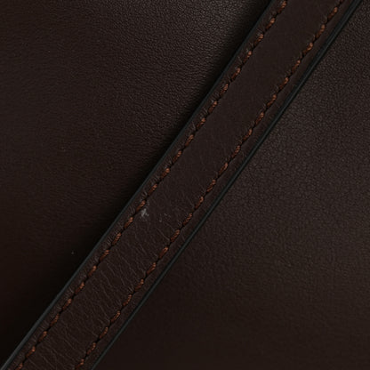 Loewe Calfskin Mini Flamenco Knot Clutch Chocolate 11 of 11