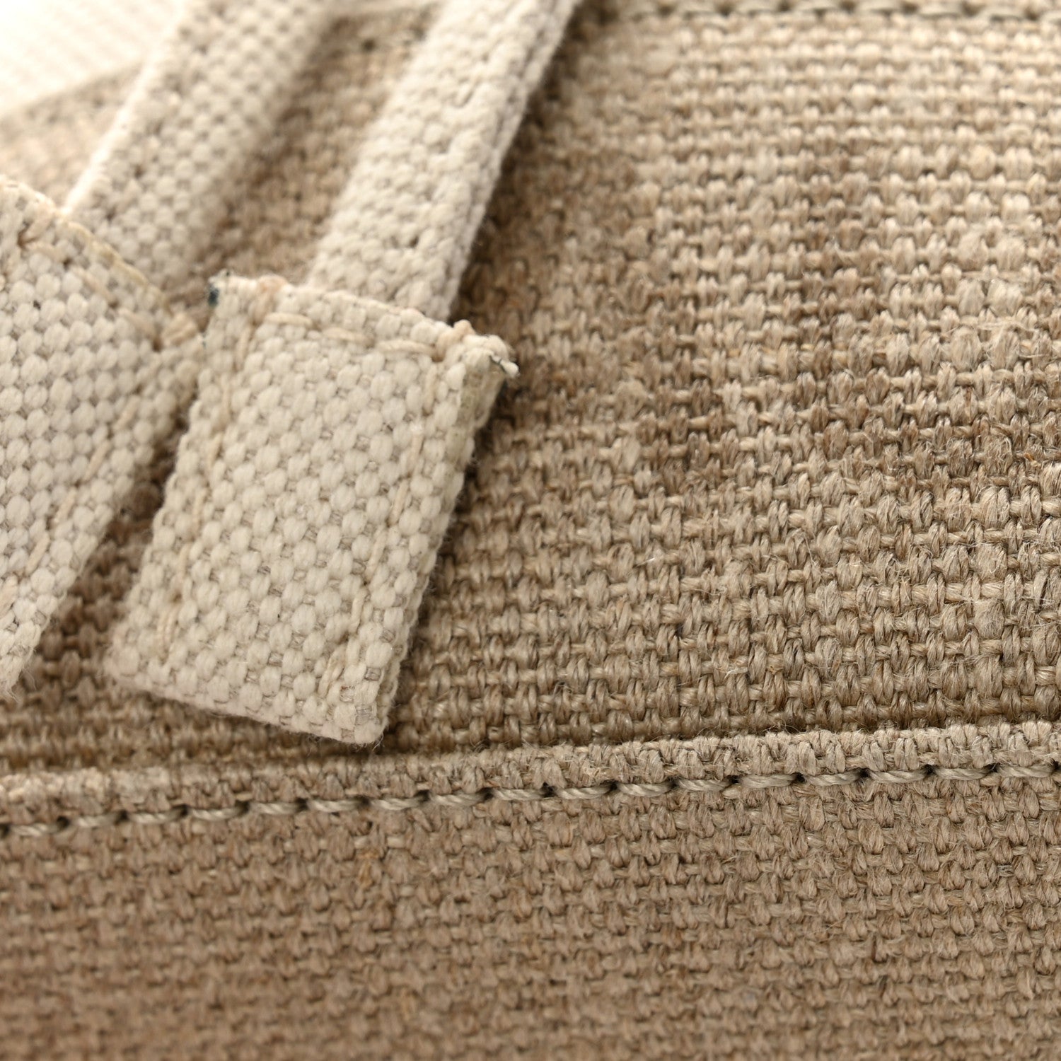 Saint Laurent Canvas Mini Chevron Bucket Bag Grigio 10 of 14