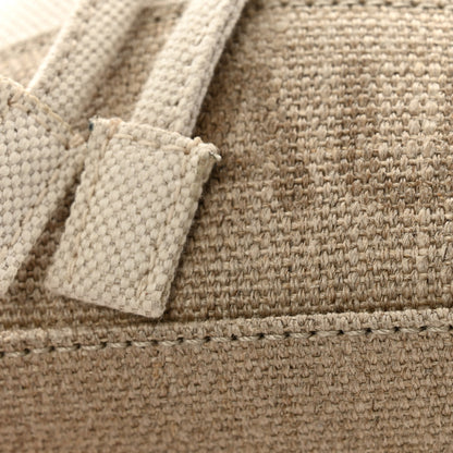 Saint Laurent Canvas Mini Chevron Bucket Bag Grigio 10 of 14