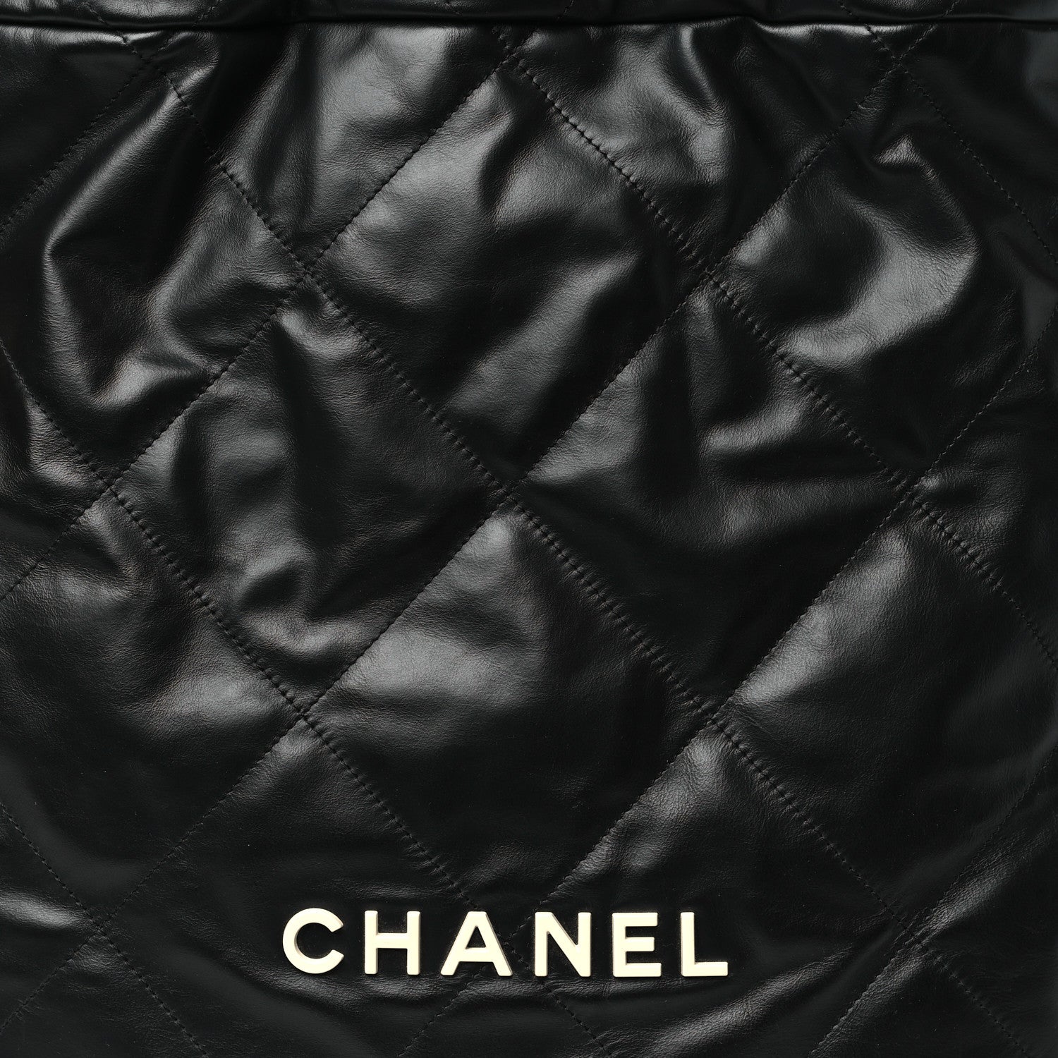 Chanel Shiny Calfskin Quilted Chanel 22 Backpack Black 8 of 10