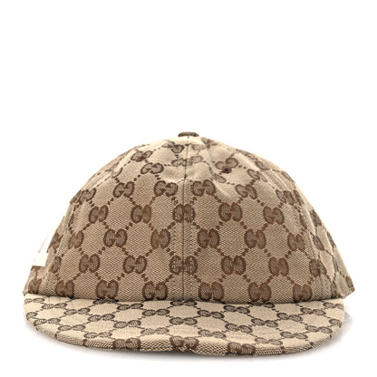 Gucci Monogram Patch Logo Soft Baseball Hat S Beige Cocoa 3 of 9
