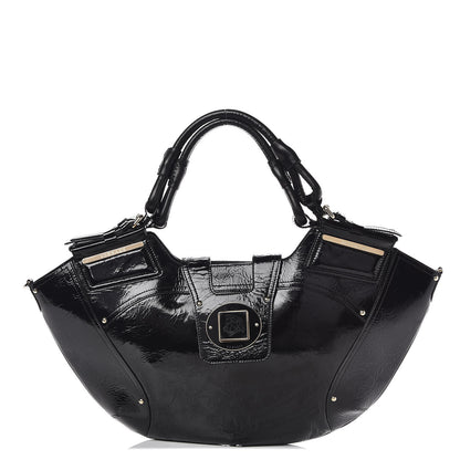 Versace Patent Shoulder Bag Black 1 of 11