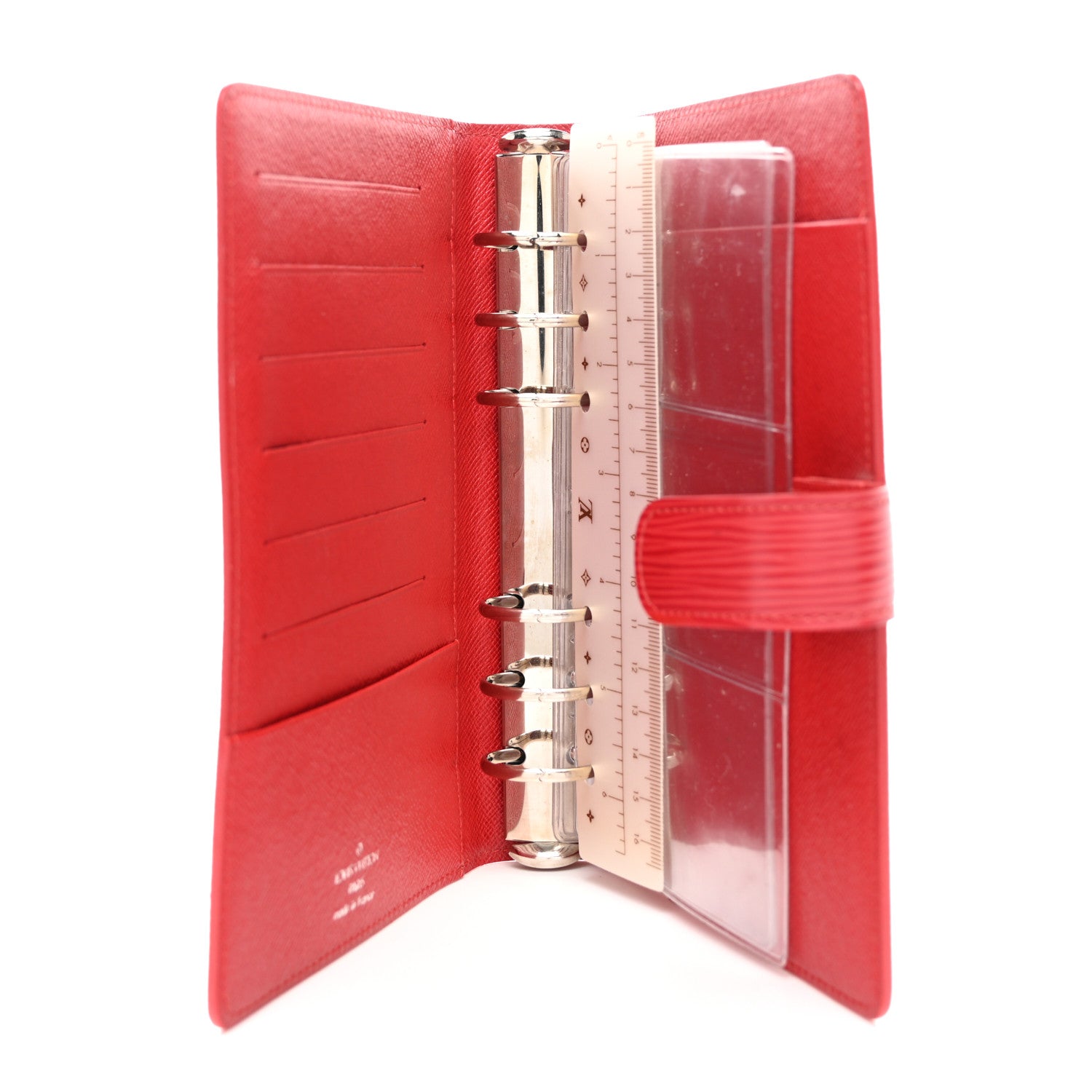 Louis Vuitton Epi Medium Ring Agenda Cover Red 5 of 7