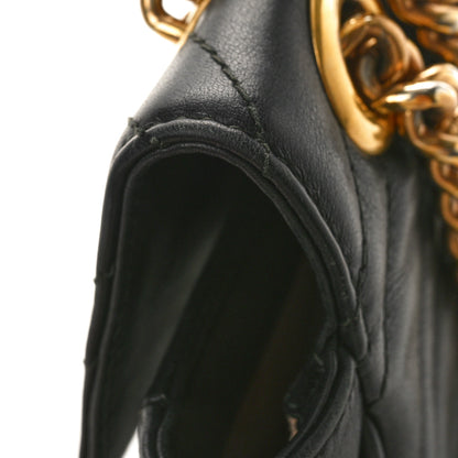 Gucci Calfskin Matelasse Mini GG Marmont Shoulder Bag Black 12 of 12