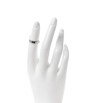 Cartier 18K White Gold 3.5mm LOVE Wedding Band Ring 47 4 2 of 4