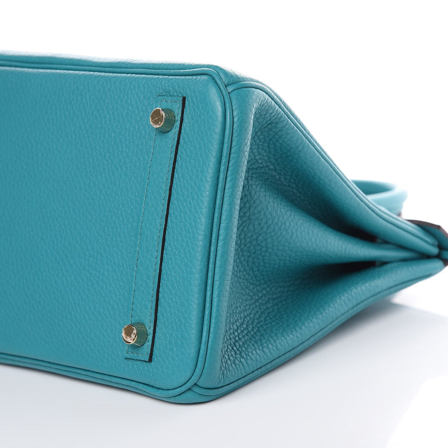 Taurillon Clemence Birkin 30 Bleu Paon