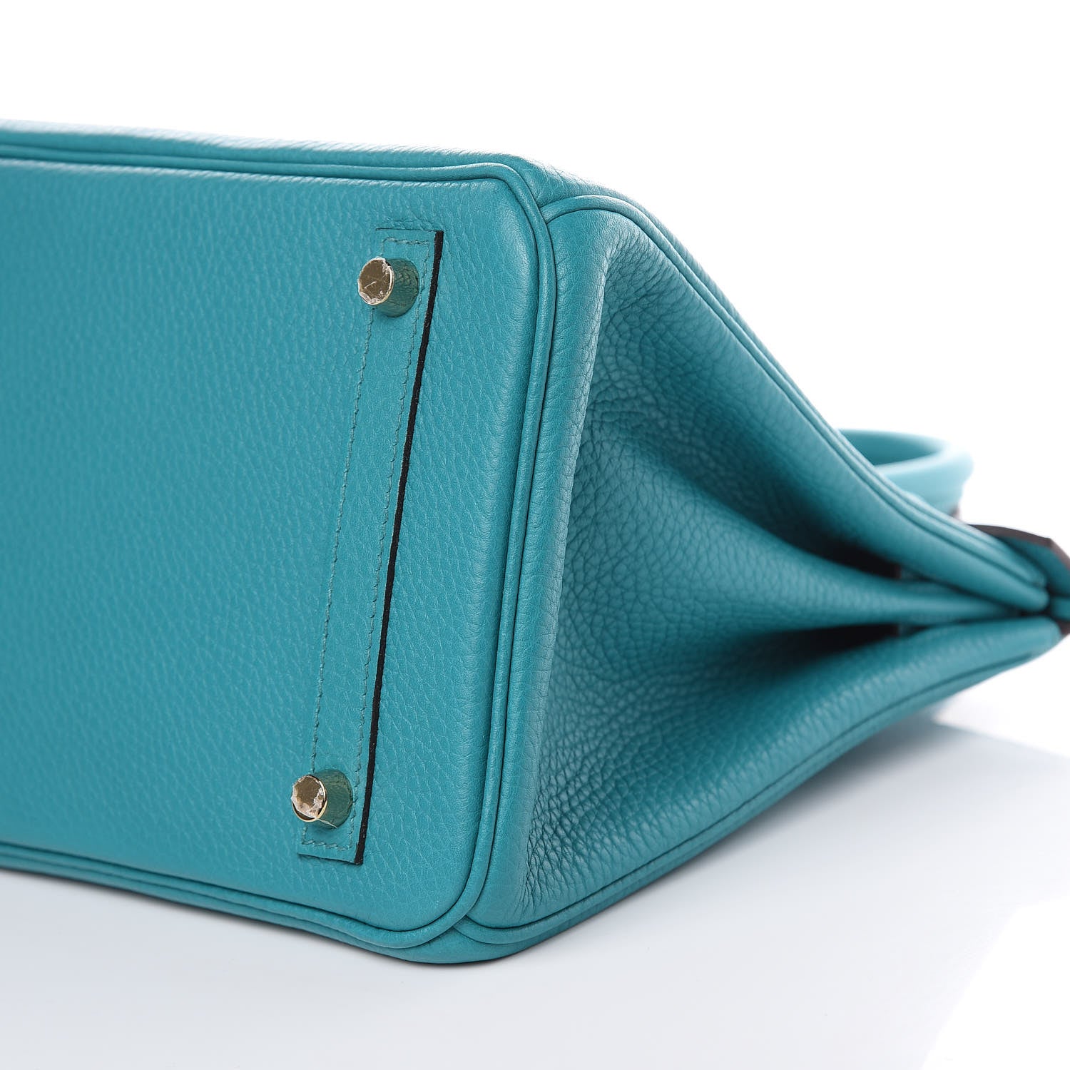 Hermes Taurillon Clemence Birkin 30 Bleu Paon 31 of 31
