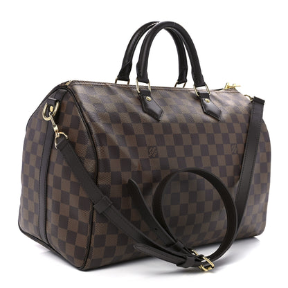 Louis Vuitton Damier Ebene Speedy Bandouliere 35 3 of 12