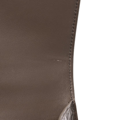 Balenciaga Shiny Calfskin Crocodile Embossed Small Hourglass Top Handle Bag Mink Grey 8 of 8