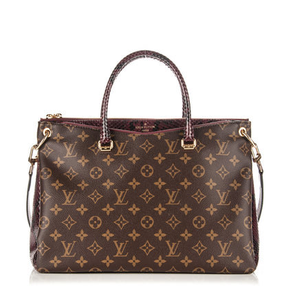Louis Vuitton Python Monogram Pallas Bordeaux 1 of 7