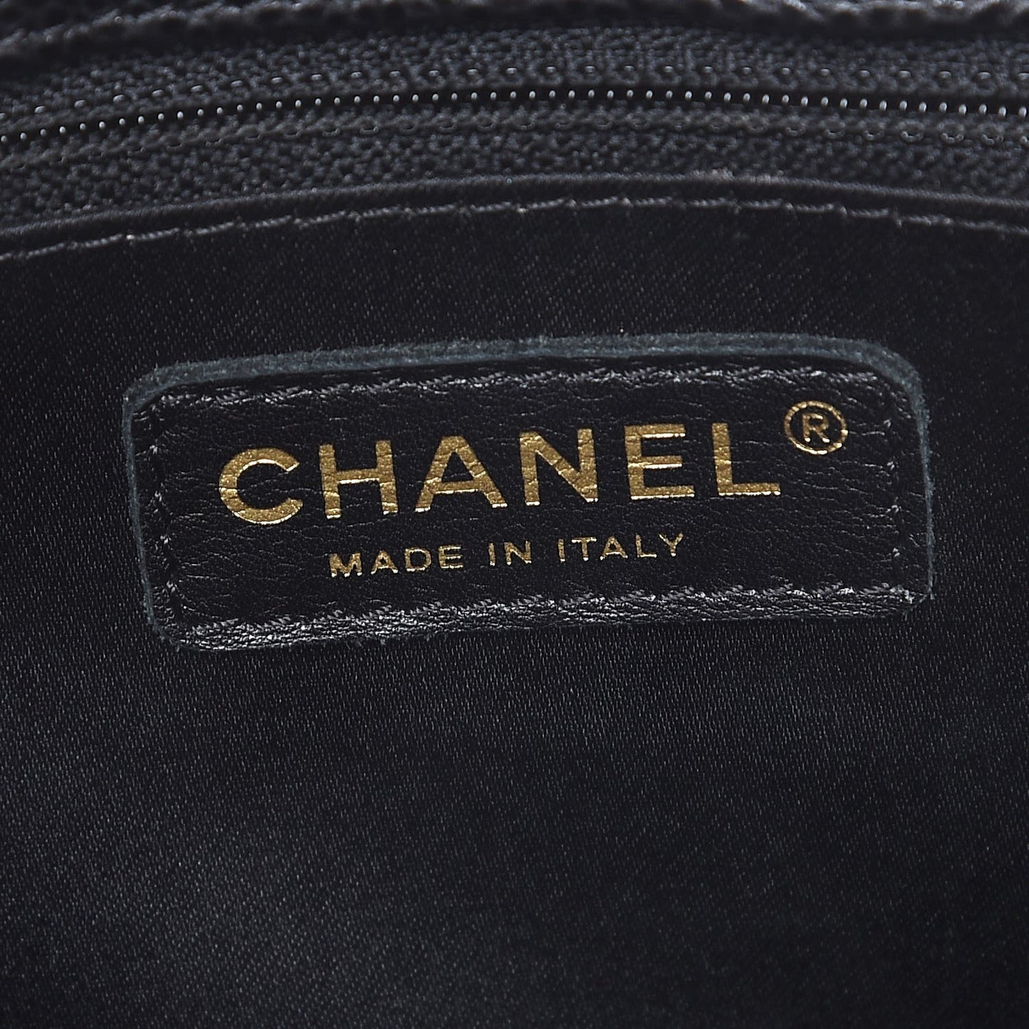 Caviar Quilted Grand Shopping Tote GST Black