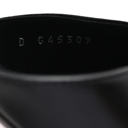 Chanel Lambskin Grosgrain Cap Toe Camellia Mary Jane Platform Pumps 36.5 Black 9 of 10
