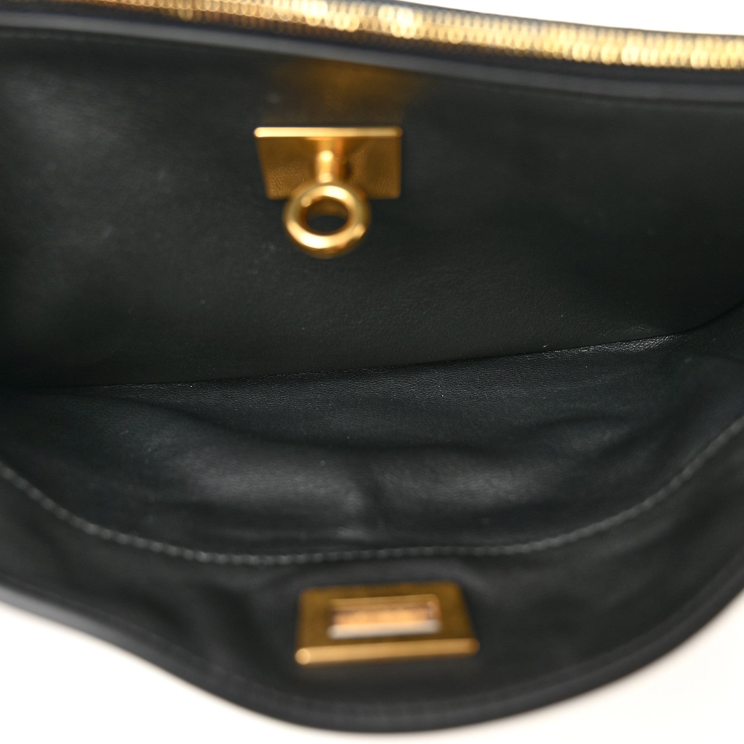 Balenciaga Natural Smooth Calfskin Rodeo Sling Pochette Black 5 of 10