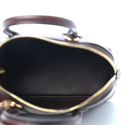 Hermes Ostrich Bolide Mini 1923 Rouge Sellier 5 of 9