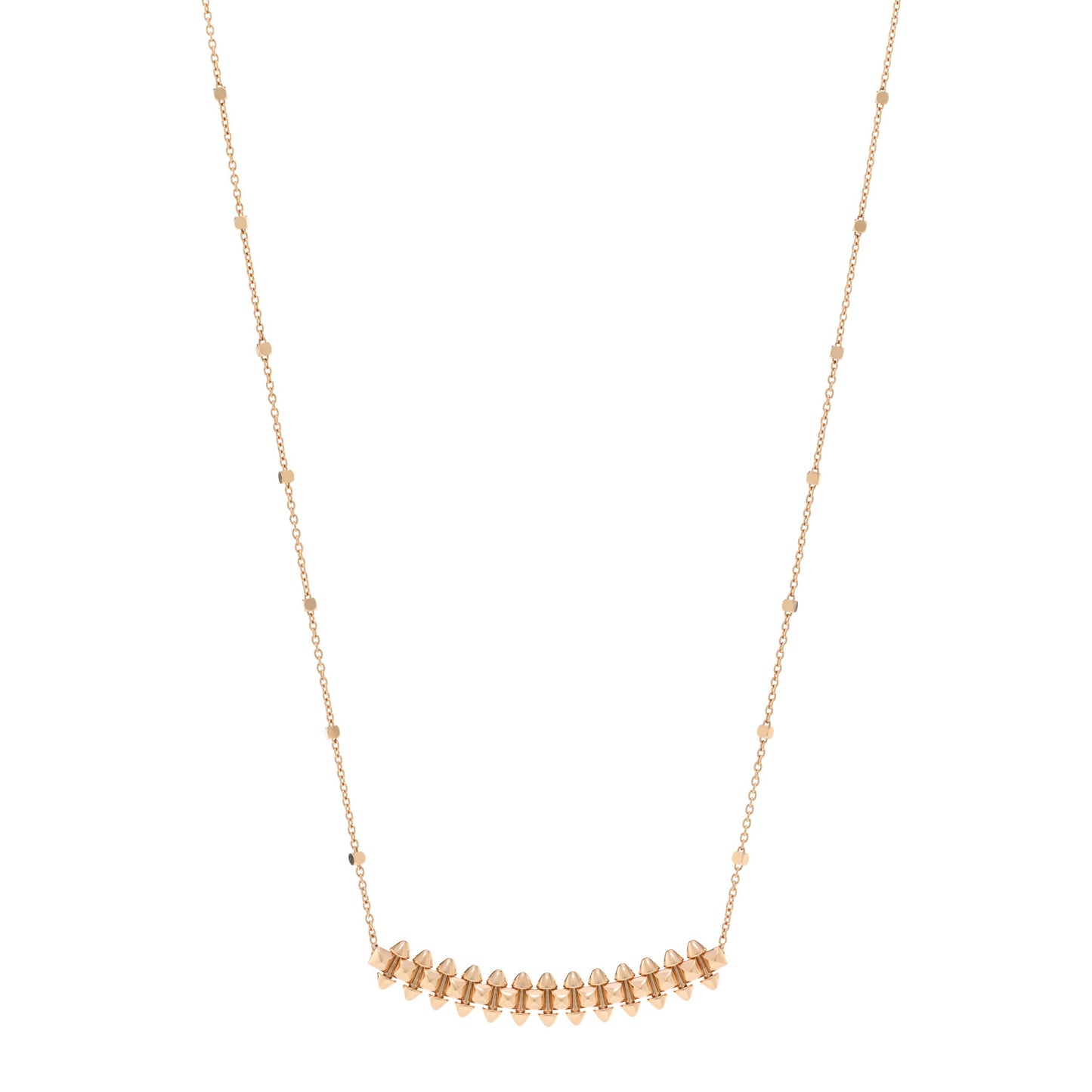 18K Pink Gold Small Clash de Cartier Necklace