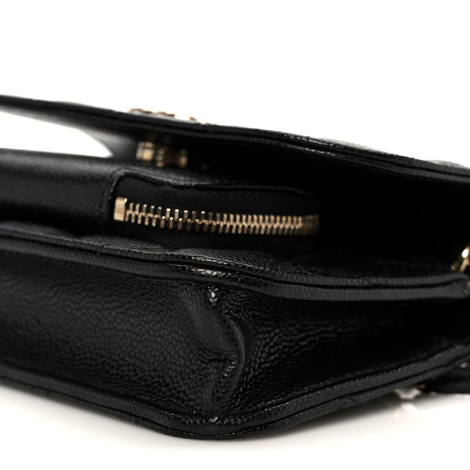 Chanel Caviar Quilted Business Affinity Clutch With Chain Black 11 of 12