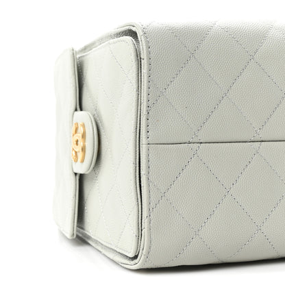 Chanel Caviar Quilted Small Chanel 25 Handbag Light Green 9 of 10