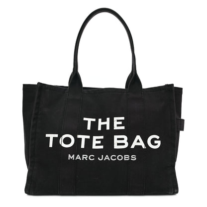 Marc Jacobs Cotton Canvas Large The Tote Bag Black 1 of 12