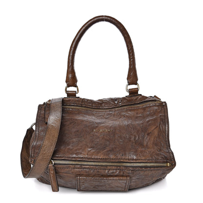 Givenchy Tumbled Sheepskin Medium Pandora Charcoal 1 of 9