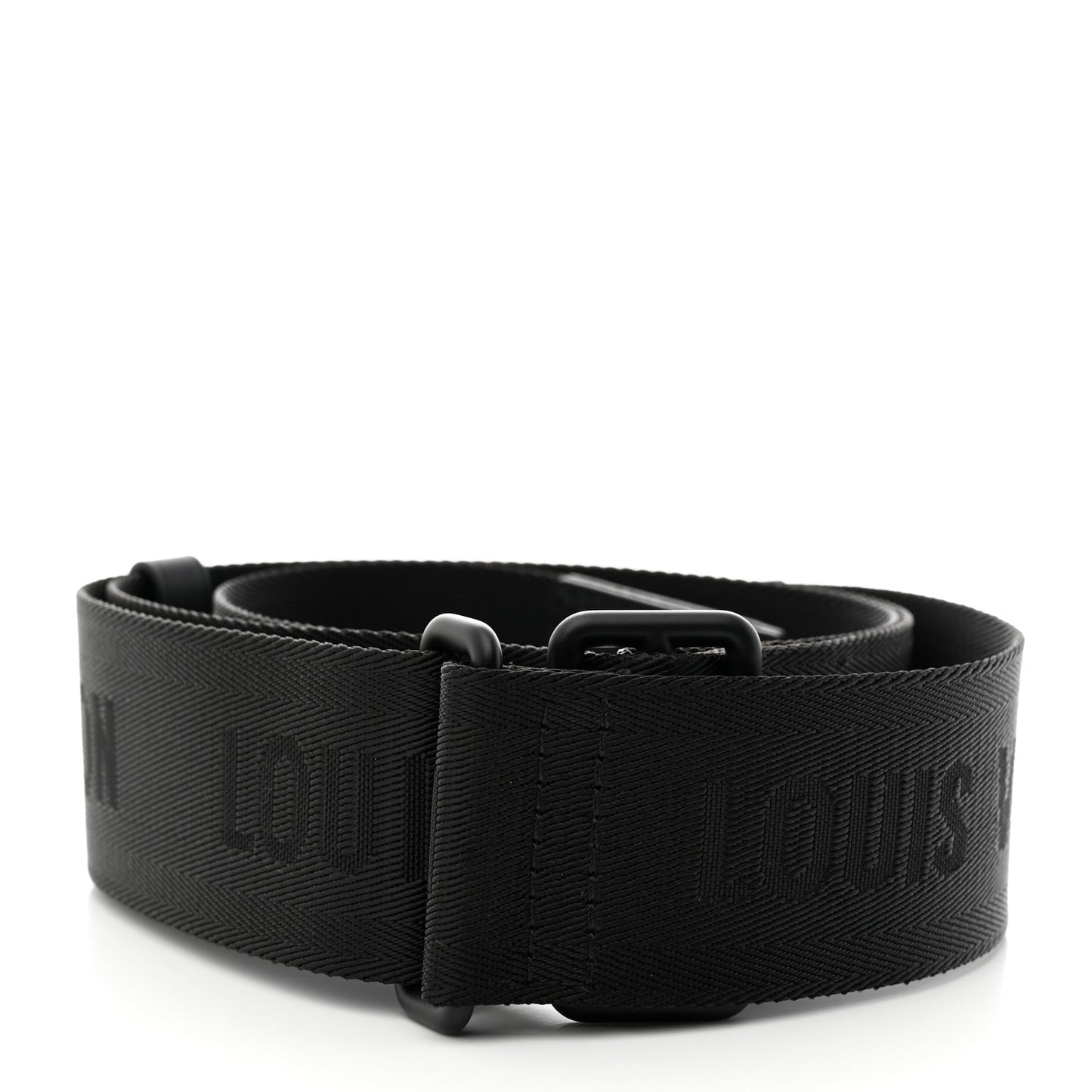 Jacquard Aerogram Shoulder Strap Black