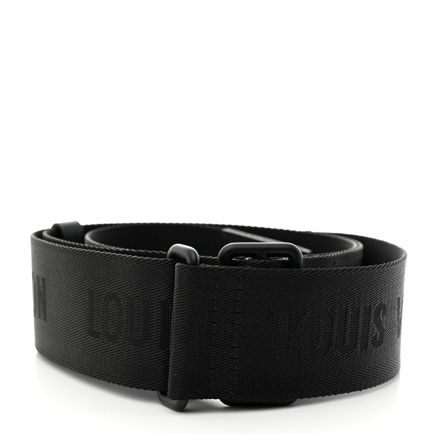Louis Vuitton Jacquard Aerogram Shoulder Strap Black 2 of 4