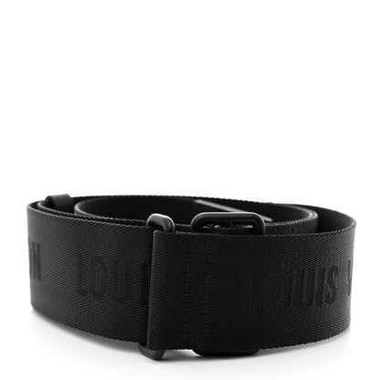 Louis Vuitton Jacquard Aerogram Shoulder Strap Black 2 of 4