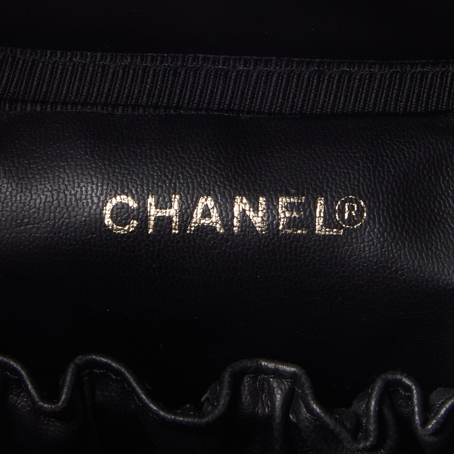 Chanel Caviar Vanity Cosmetic Case Black 9 of 10