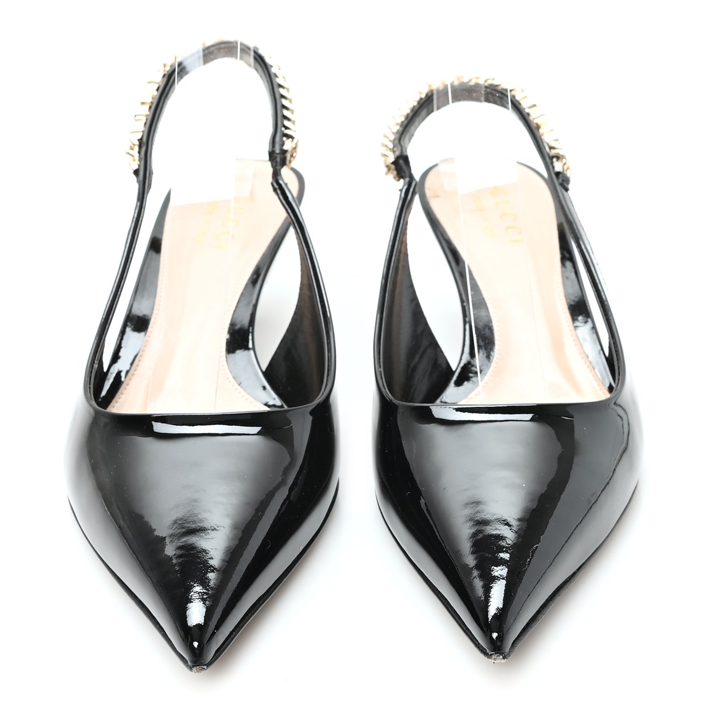 Patent Signoria 35mm Slingback Pumps 36 Black