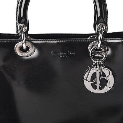Christian Dior Patent Medium Lady Dior Black 12 of 12
