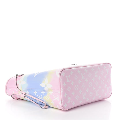 Louis Vuitton Monogram Escale Neverfull MM Pastel 4 of 9