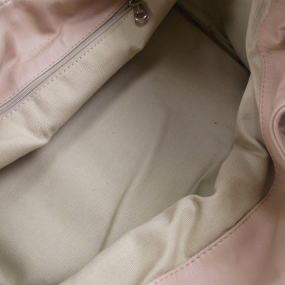 Chloe Calfskin Silverado Shoulder Bag Beige Rose 7 of 11