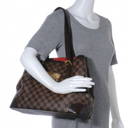 Louis Vuitton Damier Ebene Hampstead MM 2 of 8