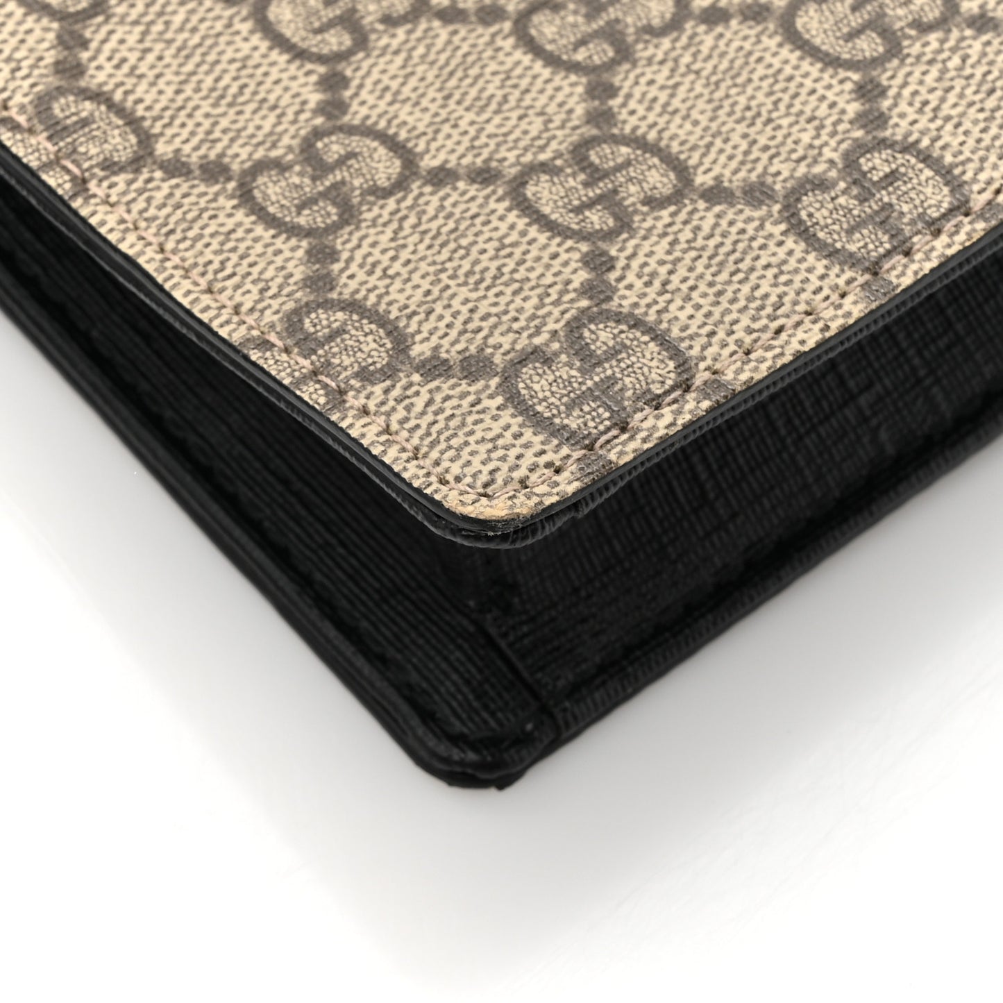 GG Supreme Monogram Web Belt Bag Black