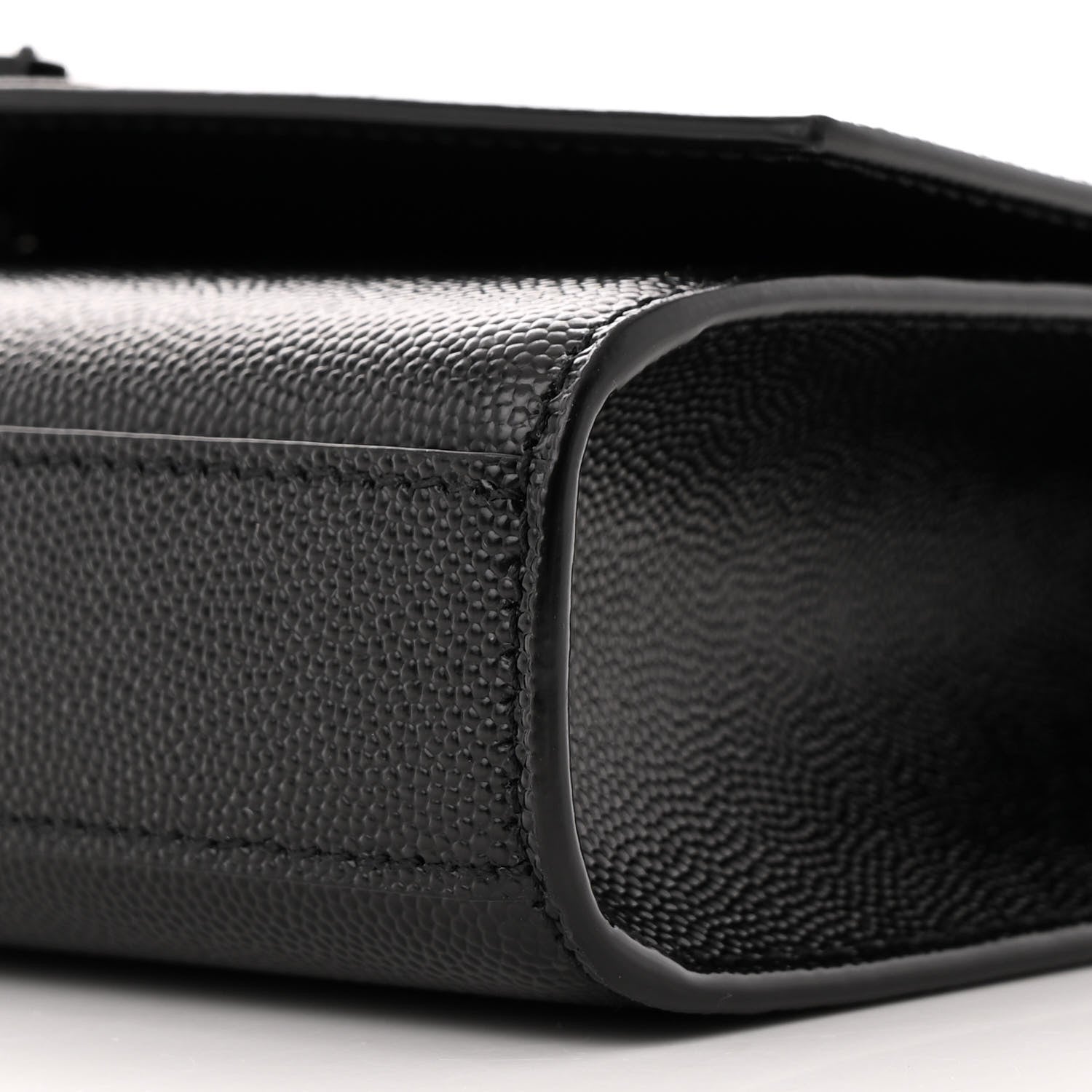 Saint Laurent Grain De Poudre Small Monogram Monochrome Kate Satchel Black 10 of 10